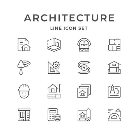 Architecture Icon Illustrations Royalty Free Vector Graphics And Clip