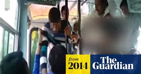 indian sisters filmed fighting back against alleged harassers india the guardian