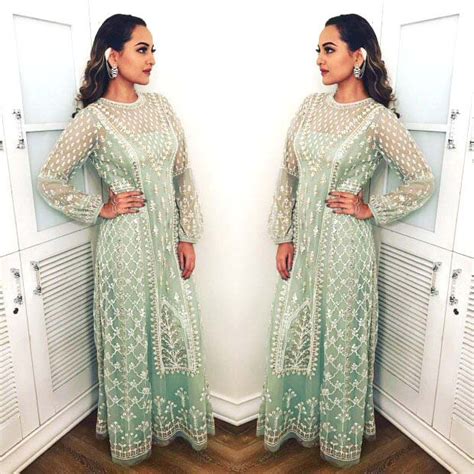 who wore it better sonakshi sinha or kajol devgn in an anita dongre nargis suit bollywood