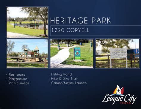 The League City Official Website! - Heritage Park