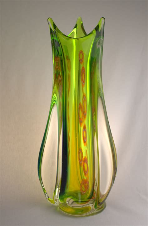 Multi Glass Vases With Millefiori Part 2 Collectors Weekly