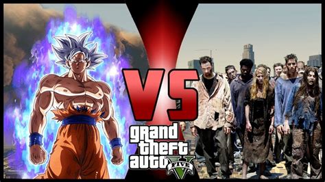 Goku Vs Zombies Grand Theft Auto V Youtube