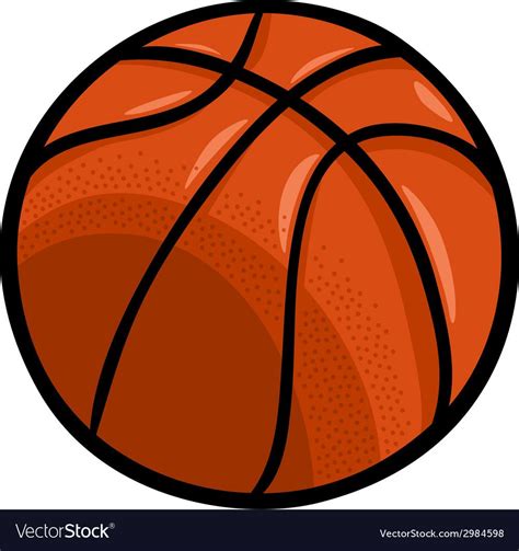 Basketball Ball Cartoon Clip Art Vector Image On Vectorstock