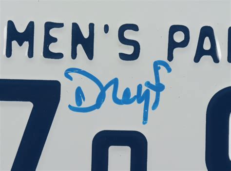 Richard Dreyfuss Signed Jaws Louisiana License Plate Jsa Coa