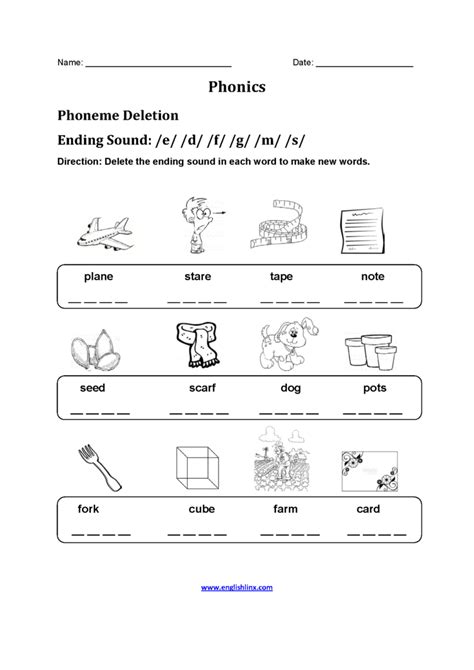 Englishlinx Phonics Worksheets — Db