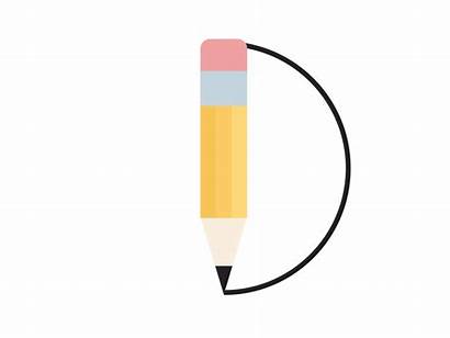Pencil Curse Designer Dribbble Hello Pencils Infinity