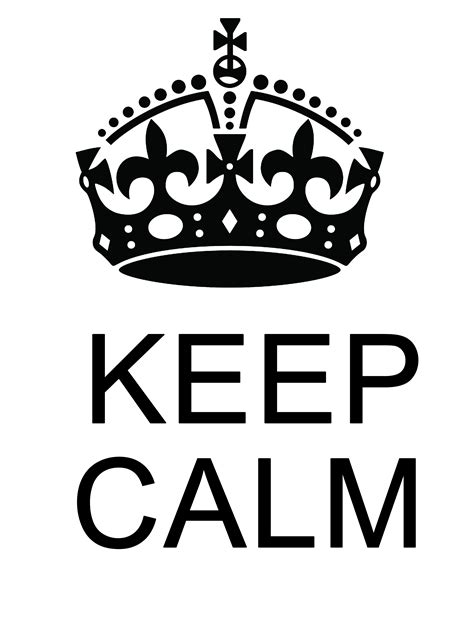 Keep Calm Png Transparent Image Download Size X Px