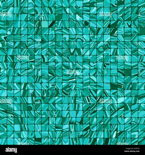 Blue Mosaic Background Stock Photo Alamy