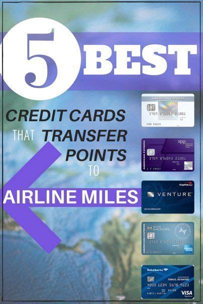 With the capital one ventureone rewards credit card, earn unlimited 1.25 miles per dollar spent on every purchase. The Best Credit Cards that Transfer Points to Airline Miles | Travel credit cards, Miles credit ...