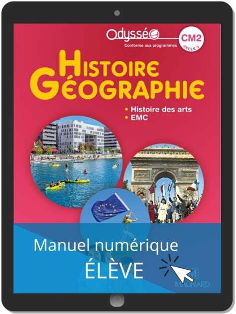 Odysséo Histoire Géographie Cm2 2020 Manuel Numérique élève Magnard