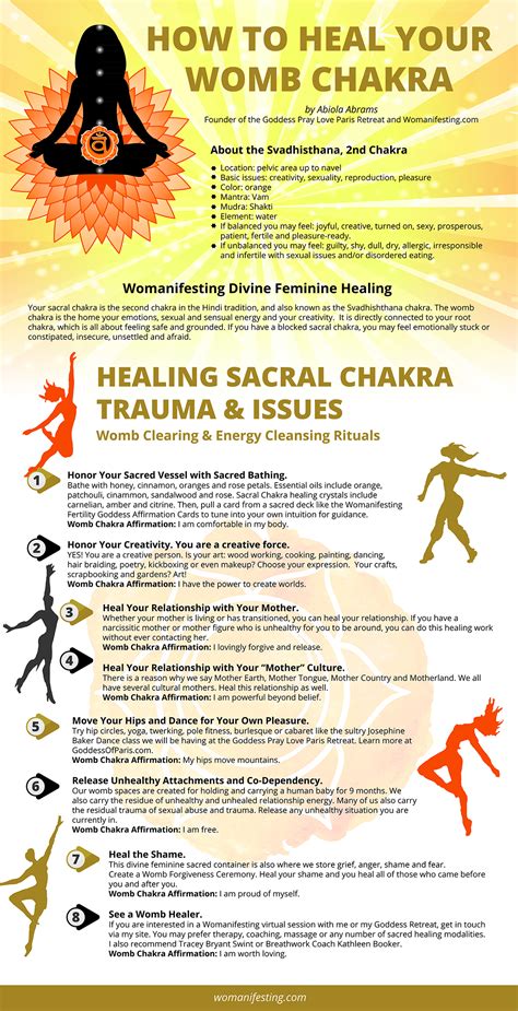 How To Heal Your Sacral Chakra Trauma Divine Feminine Womb Chakra