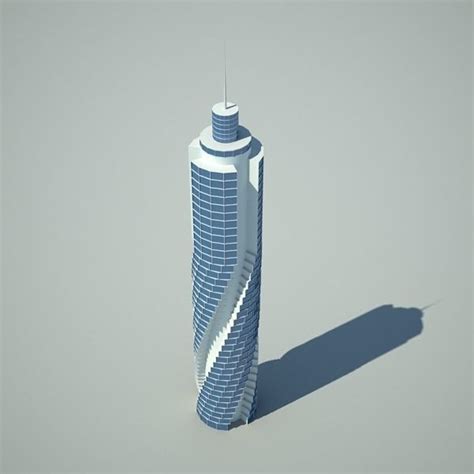 3d Model Skyscraper Vr Ar Low Poly Cgtrader