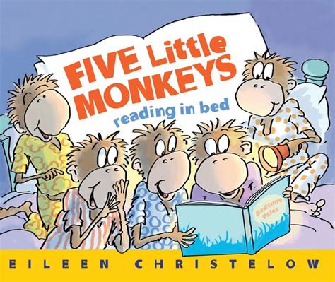 Five Little Monkeys Reading In Bed By Eileen Christelow Nook Book