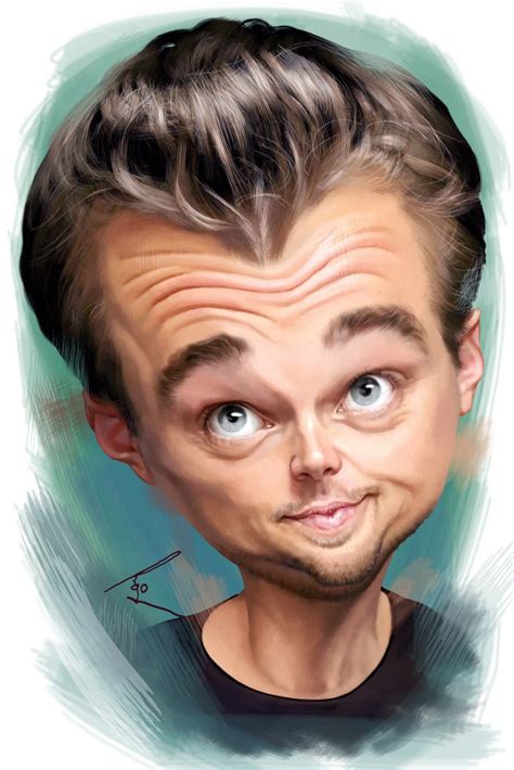 Leonardo Dicaprio Caricatur Celebrity Caricatures Caricature Funny