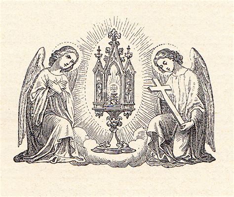 Two Angels Adoring Jesus Christ In The Blessed Sacrament Flickr