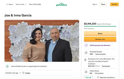 Gofundme For Texas Victim Irma Garcia And Husband Joe Reaches 2 Million