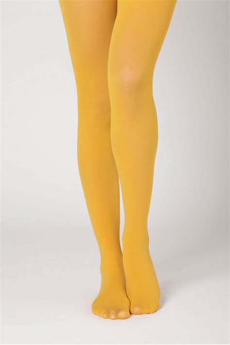 gold opaque tights yellow tights opaque tights mustard tights