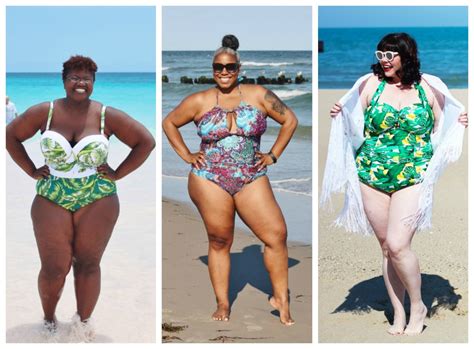 Sexy One Piece Plus Size Swimsuits Plus Blogger Inspiration Stylish Curves
