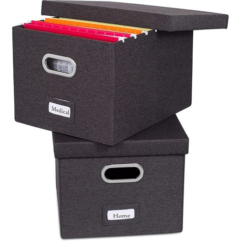 Internets Best Collapsible File Storage Organizer With Lid