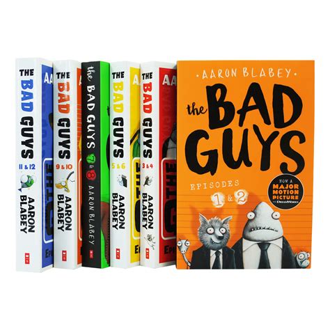 The Bad Guys By Aaron Blabey Episodes 1 12 Collection 6 Books Set Ages 7 9 Paperback