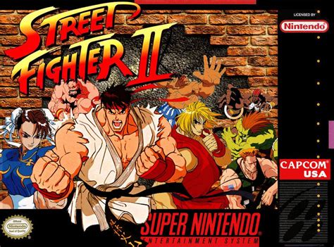 Street Fighter 2 Snesbox Cover Street Fighter 2 Street Fighter