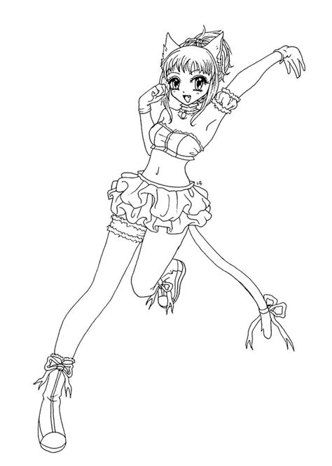 Get This Free Anime Girl Coloring Pages Tc05