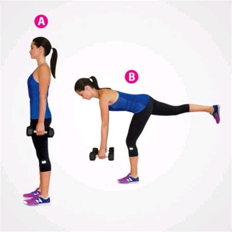 Single Leg Rdl Dumbell Exercise How To Workout Trainer By Skimble