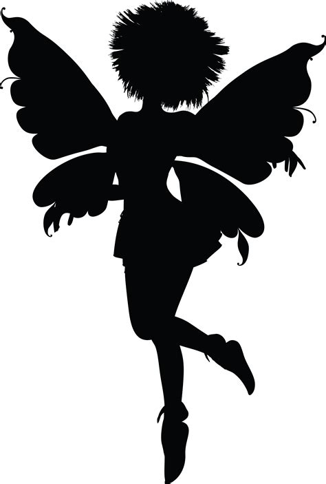 Angel Silhouette Png This Free Icons Png Design Of Spiky Haired Fairy