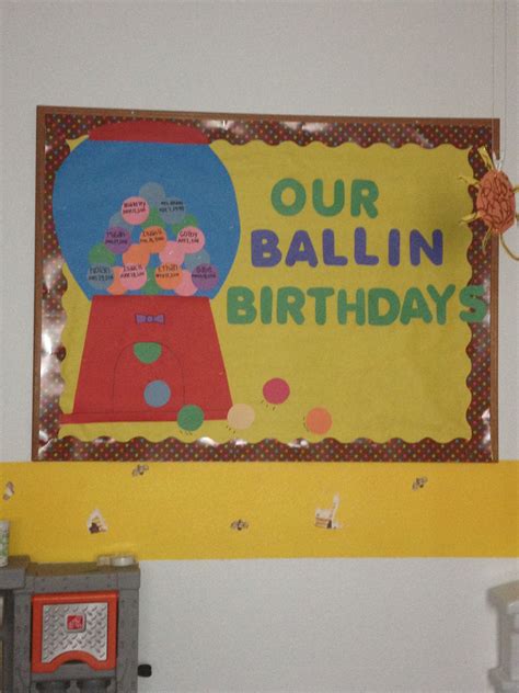 Birthday Board Birthday Board Preschool Bulletin Boards Preschool