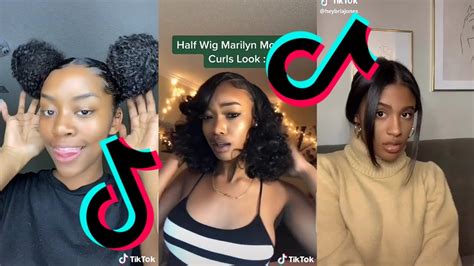Black Girl Hair Tik Tok DIY Transformation Videos YouTube