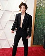 Timothée Chalamet on the red carpet of the 94th Academy Awards, Oscars 2022