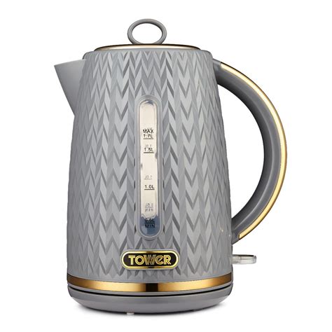 Tower T10052gry Empire 3kw 17l Jug Kettle Grey