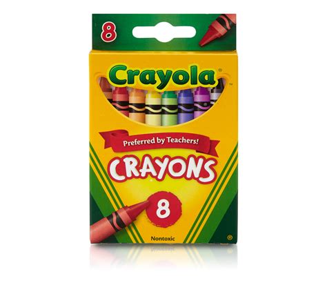 Box Of Crayola 8 Crayons The Vmall
