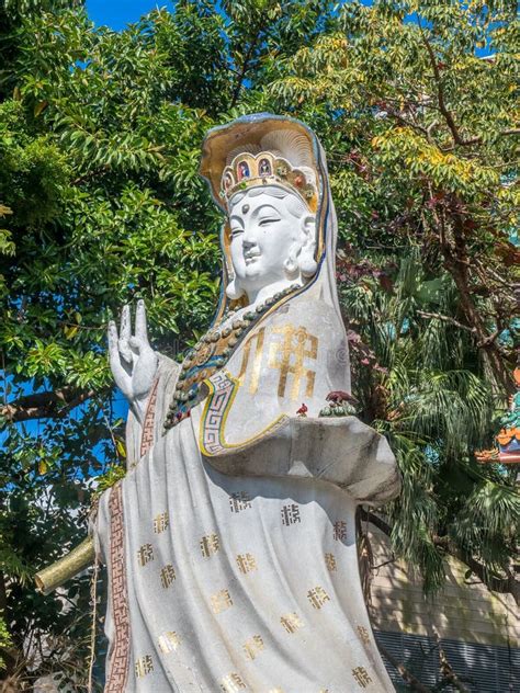 Guan Yin Goddess Statue At Repulse Bay Hong Kong Editorial Photography