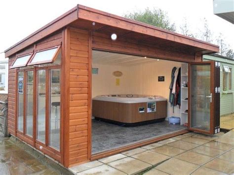 This can be solved with a hot tub enclosure. #30 Awesome Hot Tub Enclosure Ideas for Your Backyard ...