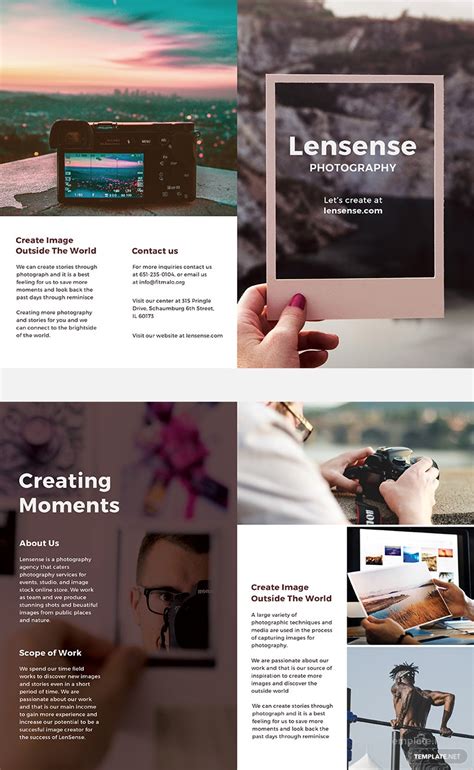 Free Half Fold Brochure Template In Psd Ms Word Publisher
