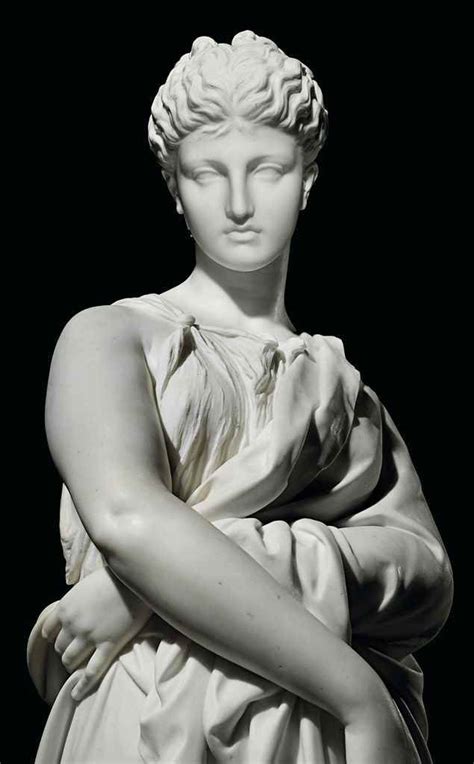An Important Over Lifesize French Marble Figure Of Penelope Entitled