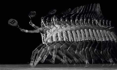 The Graceful Movements Of Tennis Players Captured With Long Exposures