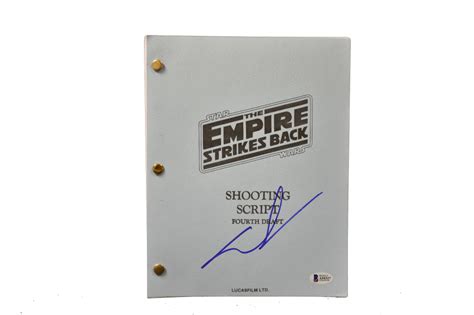 George Lucas Authentic Autographed Star Wars The Empire Strikes Back S