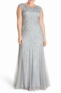 Papell Beaded A Line Gown Plus Size Nordstrom