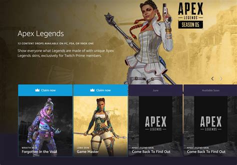 Apex Legends Twitch Prime Loot Guide Claim Loot And Link To Ea To Get