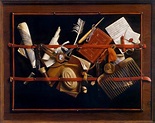 Trompe-l'oeil, Letter Board by Samuel Van Hoogstraten | Still life ...