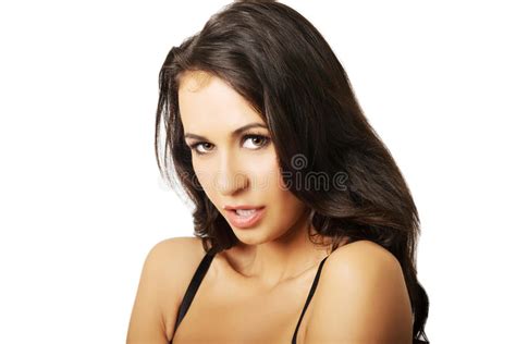 Brunette Woman In Lingerie Stock Image Image Of Adult 49395869