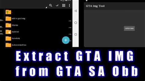 Mod Gta Sa With Obb Filesget Gta Img And Texdb Folder Extract File Gta