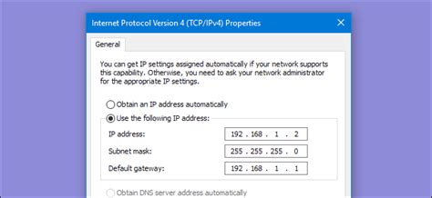 Highlight internet protocol version 4 (tcp/ipv4) then click the properties button. How to Assign a Static IP Address in Windows 7, 8, 10, XP ...