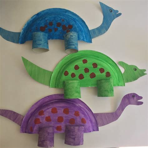 Adorable Dinosaur Paper Plate Craft For Toddlers Living For The