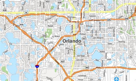 Map Of Orlando Florida Gis Geography