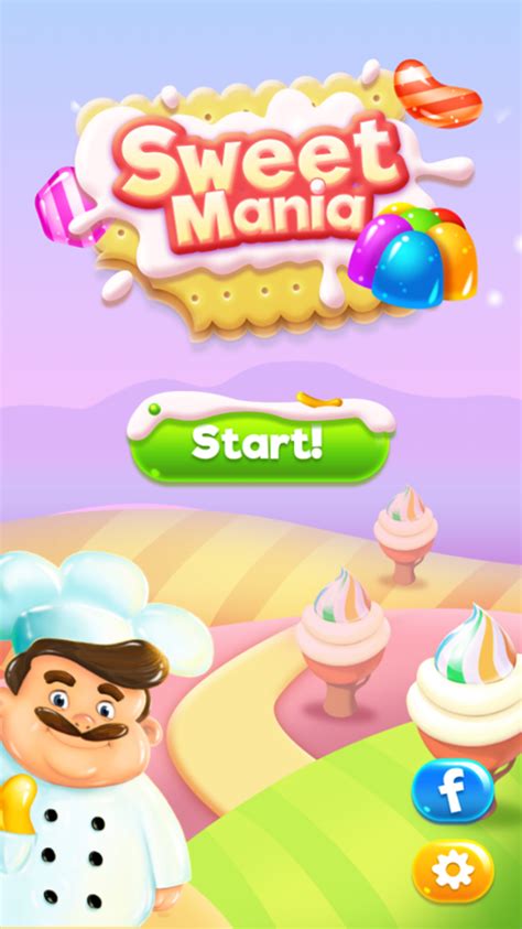 🕹️ Play Sweet Mania Game Free Online Connect 3 Identical Candies In A