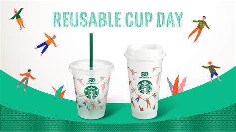 A T That Gives Back Starbucks Offers Free Reusable Cup Inviting Customers On Resource