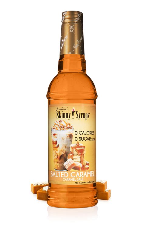 Jordan S Skinny Syrups Salted Caramel Sugar Free Flavoring Syrup 25 4